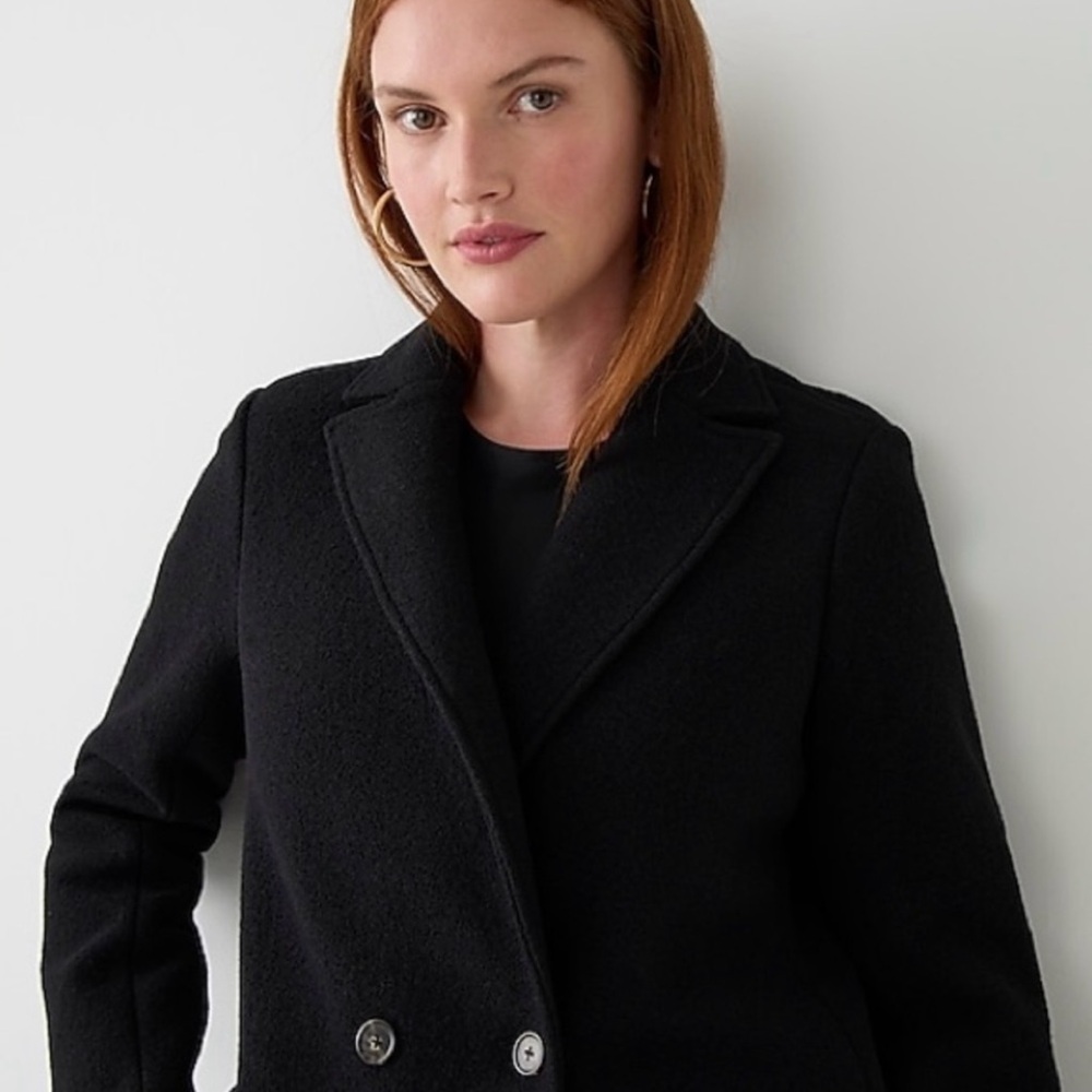 J. Crew Daphne Topcoat in Italian Boiled Wool
Size 20
